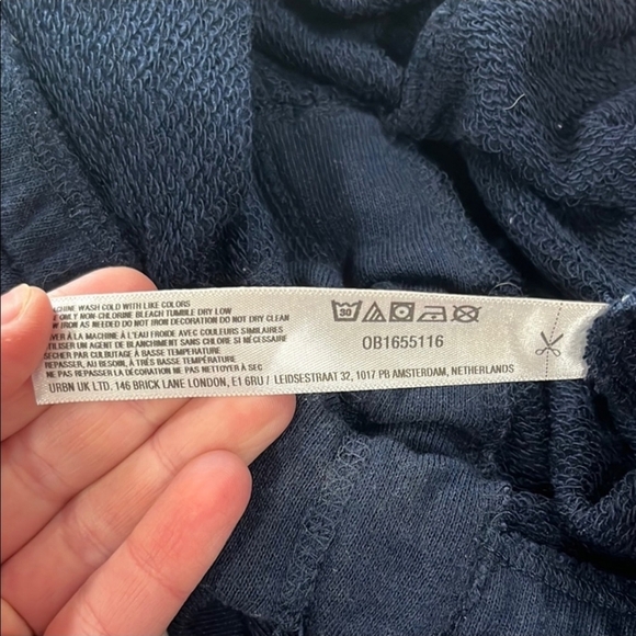 FP Movement X Summer Class On Chill Scrunch Joggers Aggieland Sz XS Navy NWOT - Picture 6 of 8